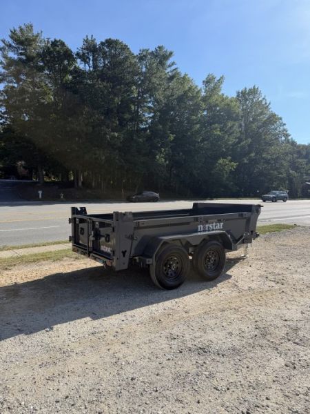 New 2027 Norstar DCB Series / 60" X 10' / 2-3,500# Electric Brake Axles / Scissor Hoist / Barn Door Rear Gates