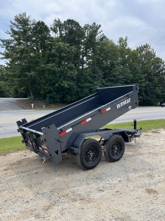 New 2027 Norstar DCB Series / 60" X 10' / 2-3,500# Electric Brake Axles / Scissor Hoist / Barn Door Rear Gates