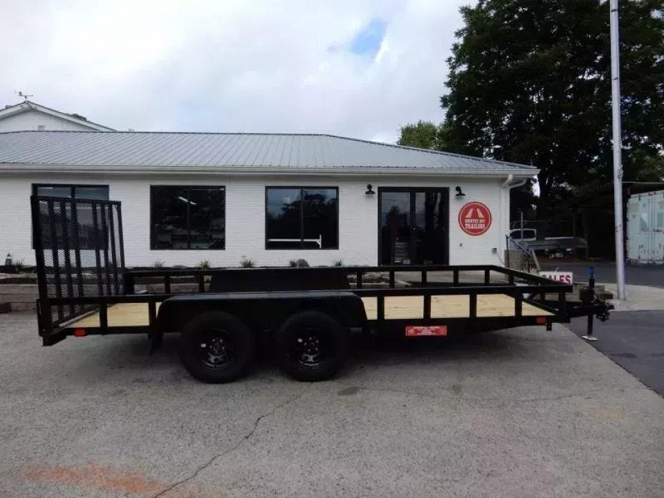New 2027 Currahee 76x14 Landscape, 7K GVWR, Removable Ramp Gate
