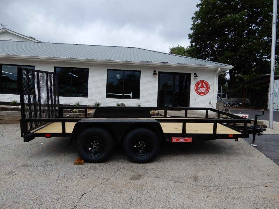 New 2027 Currahee 7x14' Landscape, 14" Open Sides, 7K GVWR