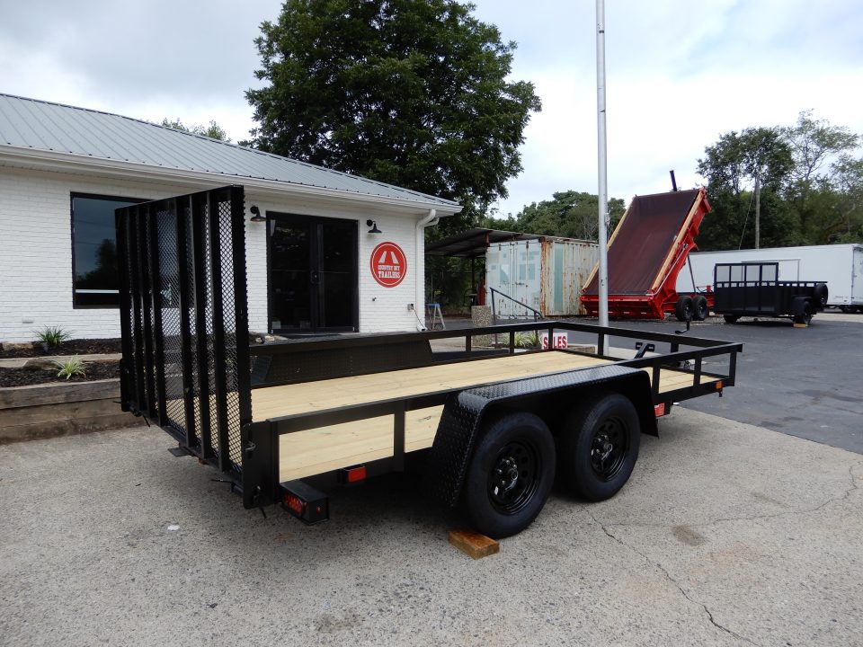 New 2027 Currahee 7x14' Landscape, 14" Open Sides, 7K GVWR
