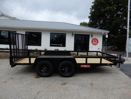 New 2027 Currahee 7x14' Landscape, 14" Open Sides, 7K GVWR