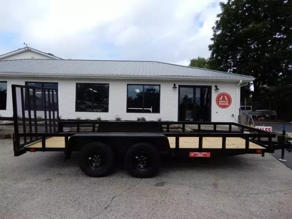 New 2027 Currahee 76x14 Landscape, 7K GVWR, Removable Ramp Gate