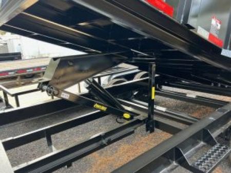 New 2026 Top Hat Trailers 7'X14' Gooseneck Dump Trailer 14000 lb G.V.W. 3' Sides Dump Trailer