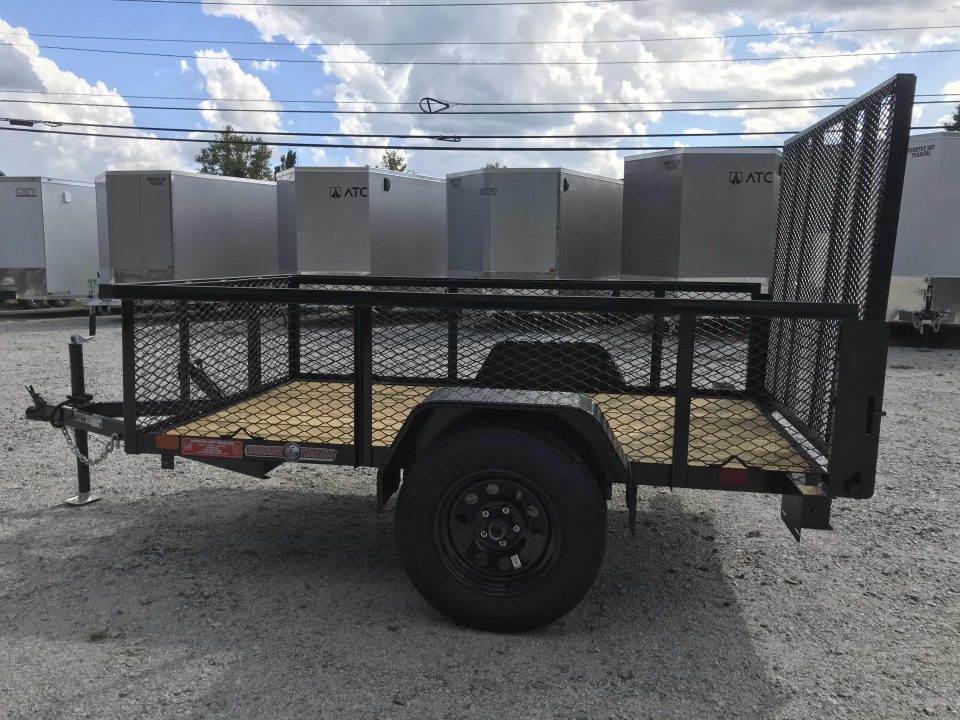 New 2027 Currahee 5x8 Landscape, 24" High Mesh Sides, Removable Ramp Gate