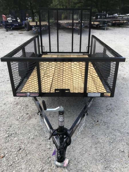 New 2027 Currahee 5x8 Landscape, 24" High Mesh Sides, Removable Ramp Gate