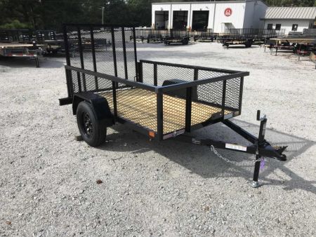 New 2027 Currahee 5x8 Landscape, 24  High Mesh Sides, Removable Ramp Gate