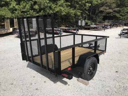 New 2027 Currahee 5x8 Landscape, 24" High Mesh Sides, Removable Ramp Gate