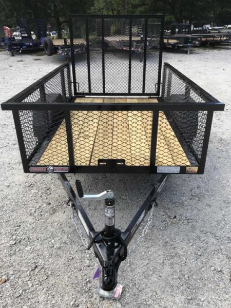 New 2027 Currahee 5x8 Landscape, 24" High Mesh Sides, Removable Ramp Gate