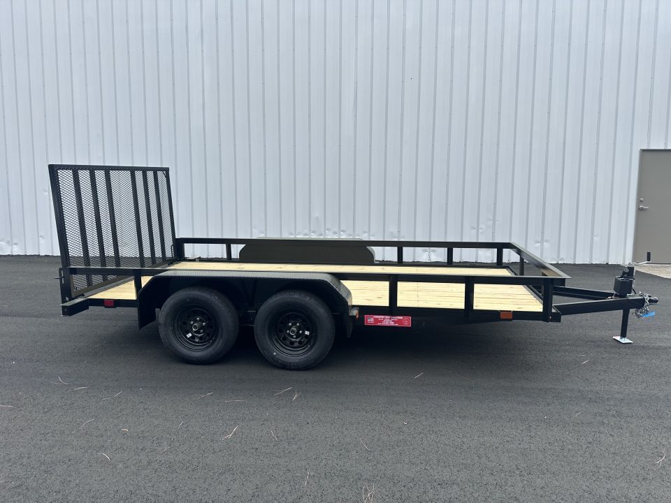 New 2027 Currahee 7x16' Landscape, 16" Open Sides, 7K GVWR