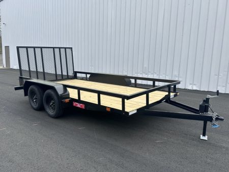New 2027 Currahee 7x16' Landscape, 16  Open Sides, 7K GVWR