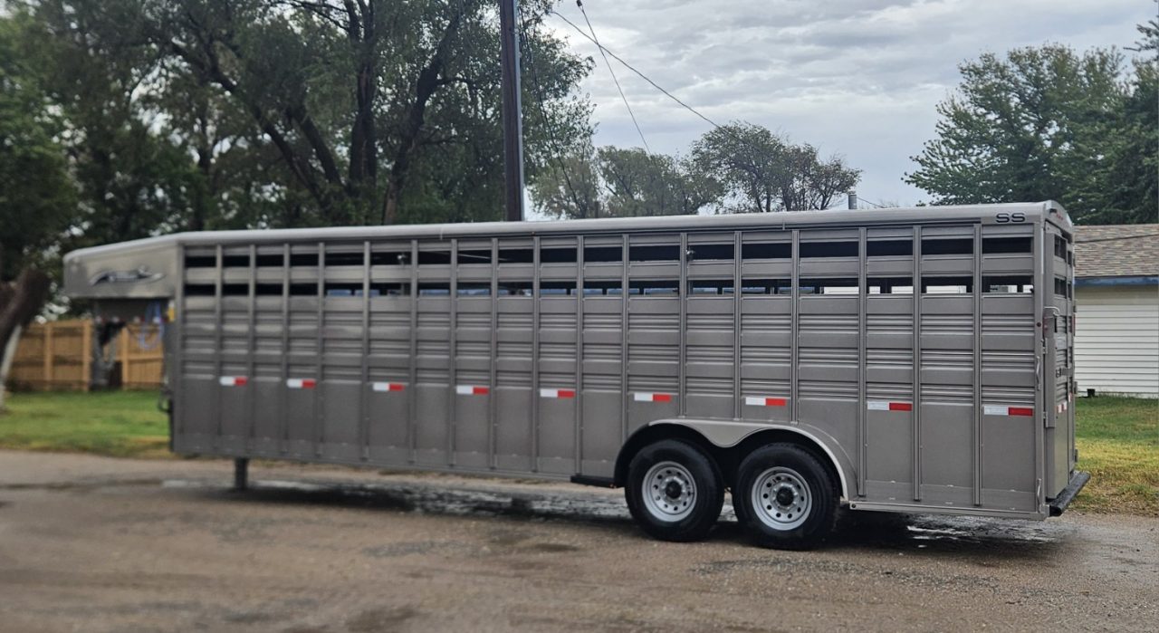 New 2026 Titan Trailer Standard 6'8 x 26' Stock Trailer