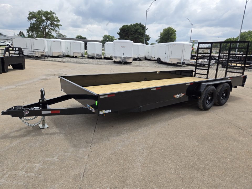 New 2026 H&H Trailers 82x20 Solid Side 10K Utility Trailer