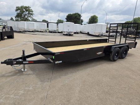 New 2026 H&H Trailers 82x20 Solid Side 10K Utility Trailer