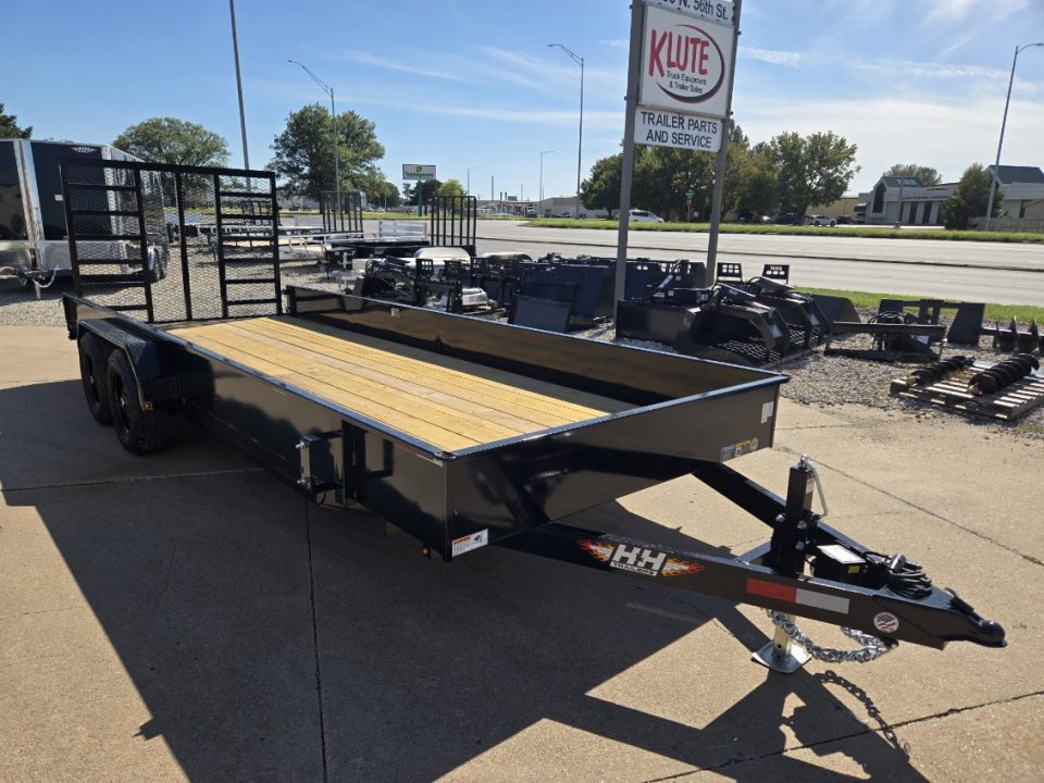 New 2027 H&H Trailers 82x20 Solid Side 10K Utility Trailer