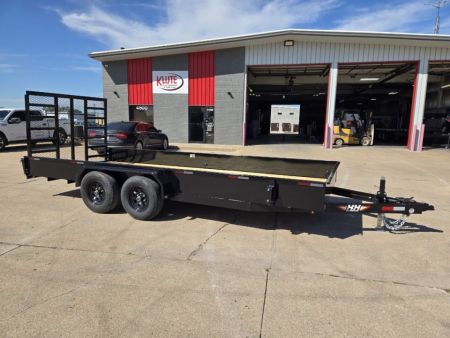 New 2027 H&H Trailers 82x18 Solid Side 10K Utility Trailer
