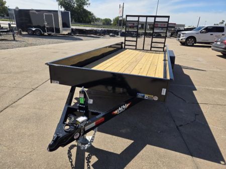 New 2027 H&H Trailers 82x18 Solid Side 10K Utility Trailer