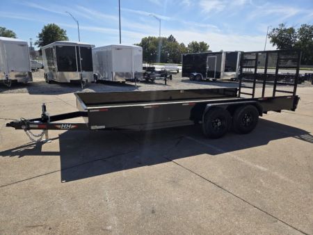 New 2027 H&H Trailers 82x18 Solid Side 10K Utility Trailer
