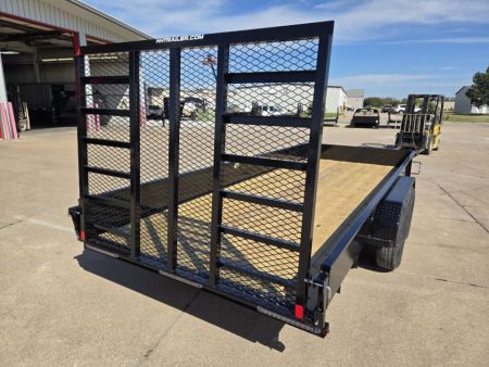 New 2027 H&H Trailers 82x18 Solid Side 10K Utility Trailer
