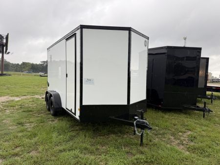 New 2027 Wells Cargo 7 X 14 TA POLY Cargo / Enclosed Trailer