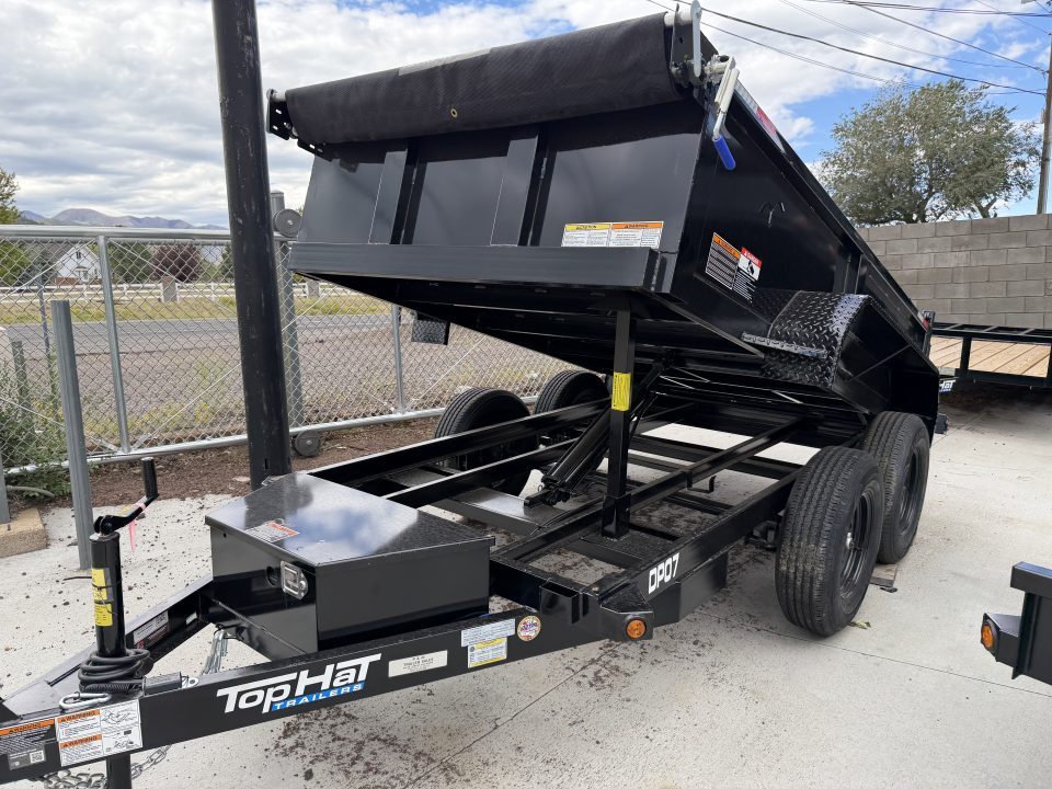 New 2026 Top Hat Trailers 5X10 Dump 70 Dump Trailer