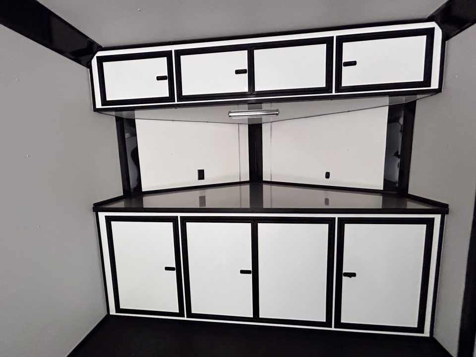 New 2027 Formula Trailers 24 FT APEX ENCLOSED CAR HAULER BLACK WITH BLACK OUT 7 FT INT HT FINISHED INTERIOR