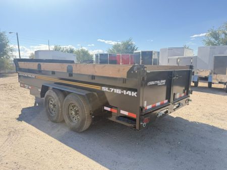 New 2027 Southland Trailers 7-16 Dump 7K Axles