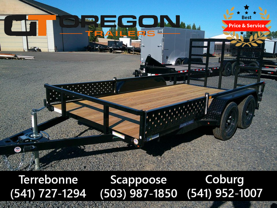 New 2027 Sure-Trac 7x14 Tube Top 7K ATV Trailer