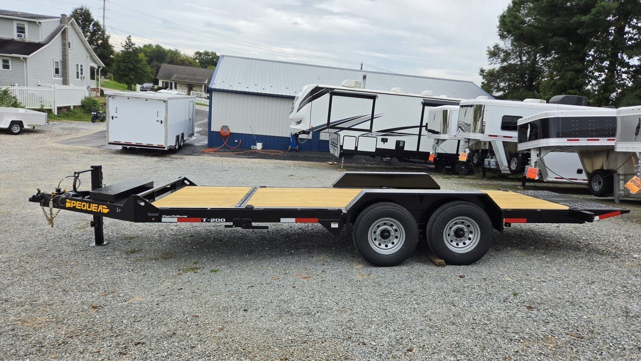 New 2027 Pequea Trailers T200 Equipment Trailer20'