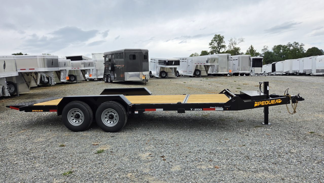 New 2027 Pequea Trailers T200 Equipment Trailer20'