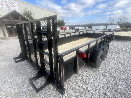 New 2027 Triple R 82X18 LANDSCAPE/UTILITY TRAILER WITH SOLID SIDES