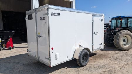 New 2027 Car Mate 6x12 Sportster Cargo Trailer w/ Barn Doors