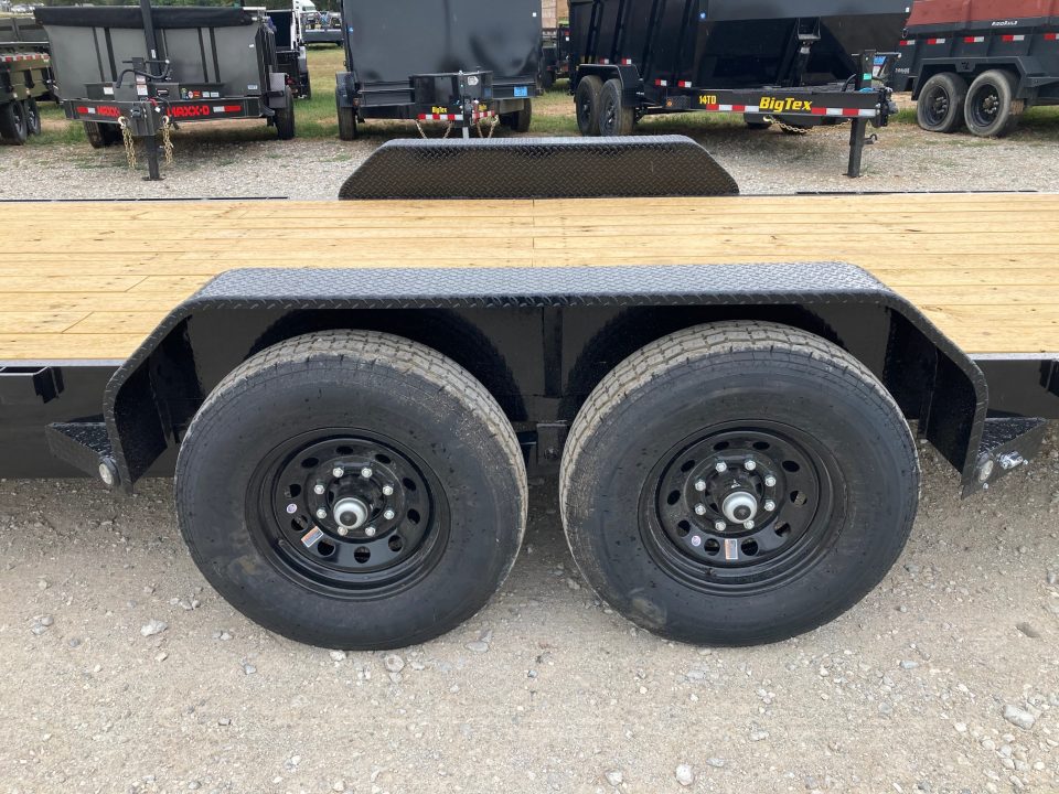 New 2027 MAXX-D 83x24 TANDEM 14K EQUIPMENT W/ 2' DOVE & STAND UP RAMPS Equipment Trailer