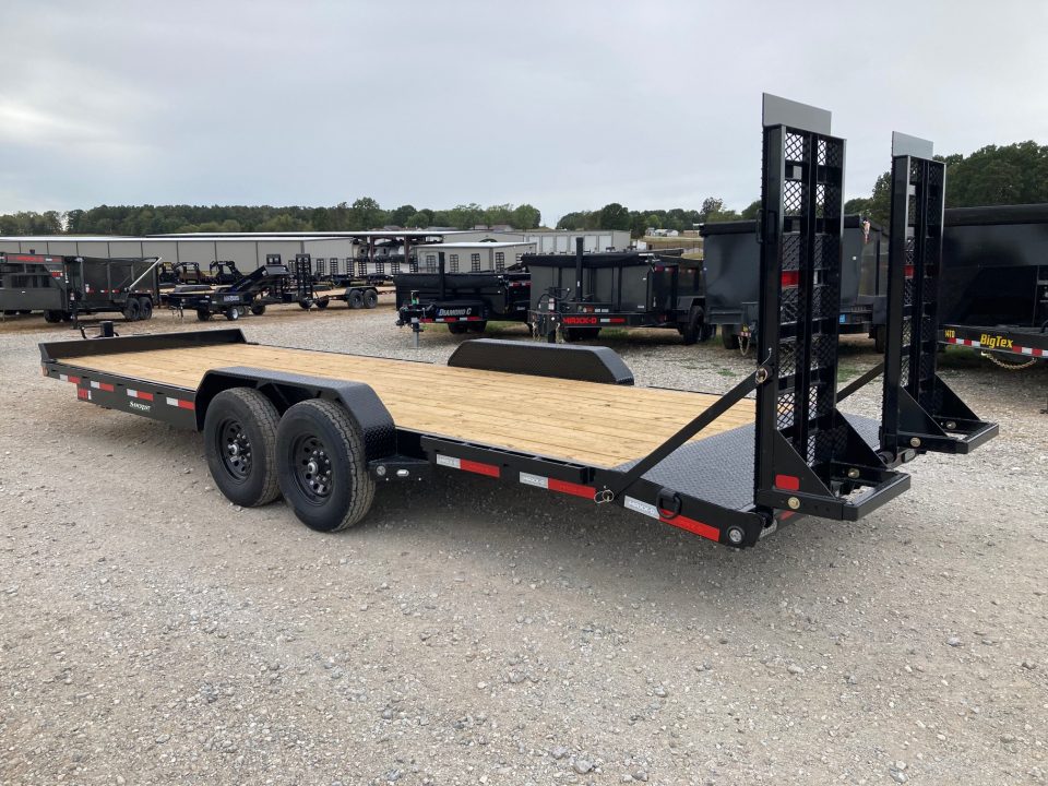 New 2027 MAXX-D 83x24 TANDEM 14K EQUIPMENT W/ 2' DOVE & STAND UP RAMPS Equipment Trailer