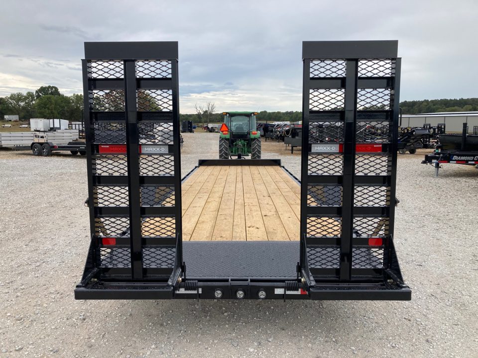 New 2027 MAXX-D 83x24 TANDEM 14K EQUIPMENT W/ 2' DOVE & STAND UP RAMPS Equipment Trailer