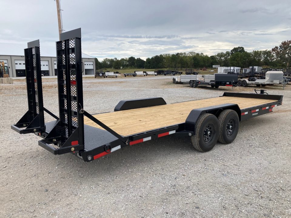New 2027 MAXX-D 83x24 TANDEM 14K EQUIPMENT W/ 2' DOVE & STAND UP RAMPS Equipment Trailer