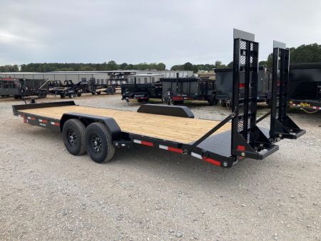 New 2027 MAXX-D 83x24 TANDEM 14K EQUIPMENT W/ 2' DOVE & STAND UP RAMPS Equipment Trailer