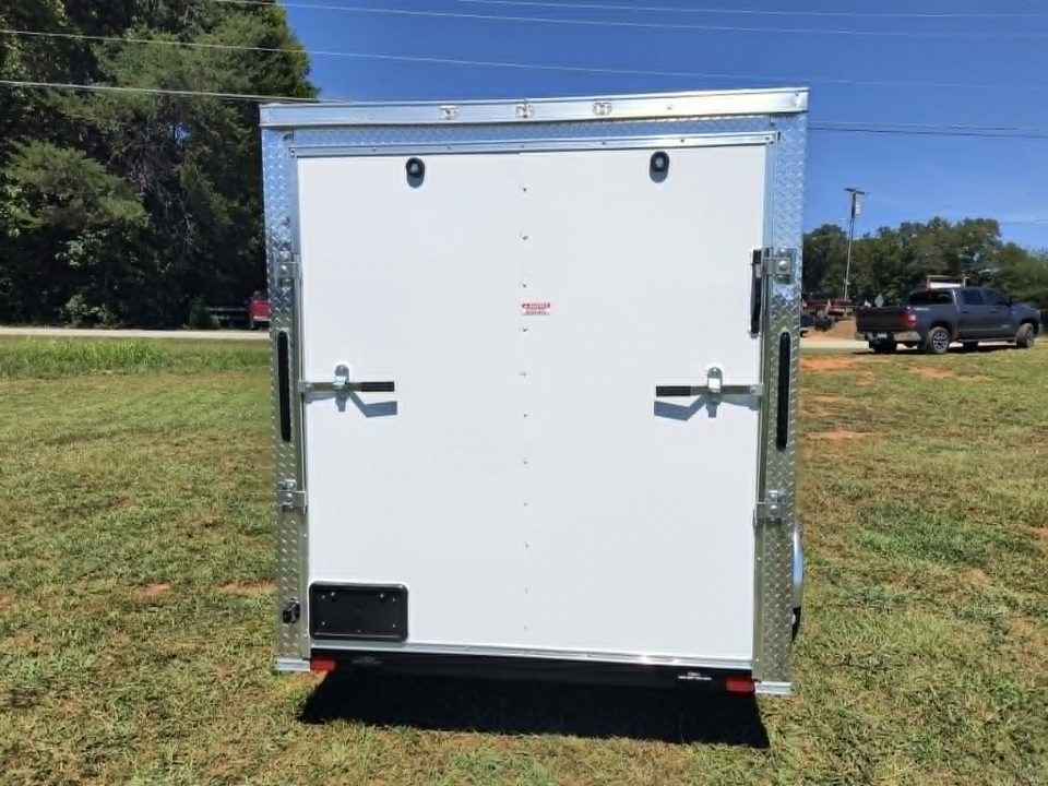 New 2027 Seed Cargo 6x10 Single Axle Enclosed Trailer w/Rear Ramp