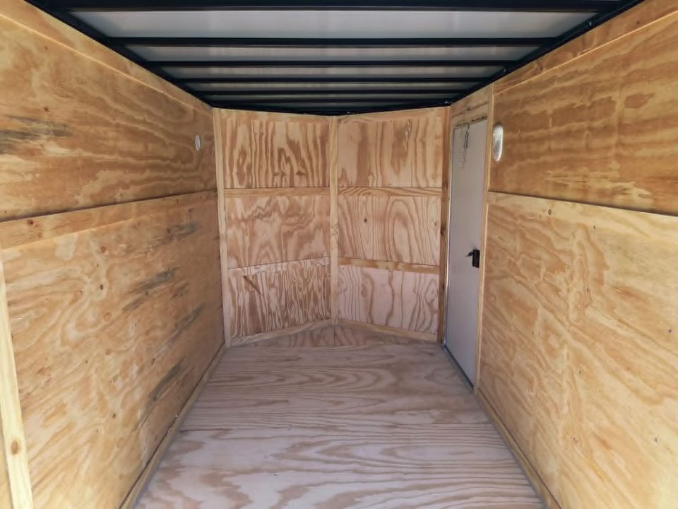 New 2027 Seed Cargo 6x10 Single Axle Enclosed Trailer w/Rear Ramp