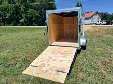 New 2027 Seed Cargo 6x10 Single Axle Enclosed Trailer w/Rear Ramp