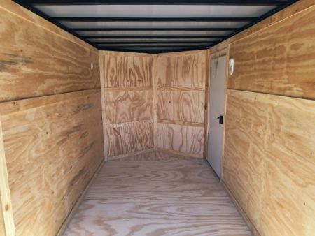 New 2027 Seed Cargo 6x10 Single Axle Enclosed Trailer w/Rear Ramp