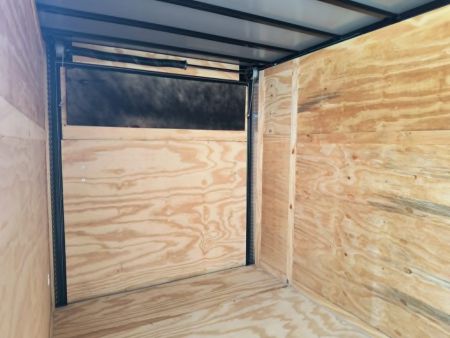 New 2027 Seed Cargo 6x10 Single Axle Enclosed Trailer w/Rear Ramp