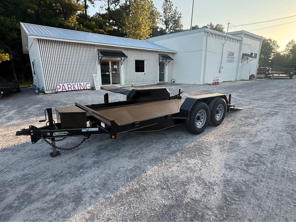 New 2026 Oak Ridge 77x14 14k Equipment/ Scissor Lift Trailer