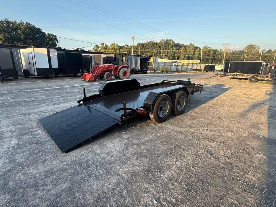 New 2026 Oak Ridge 77x14 14k Equipment/ Scissor Lift Trailer
