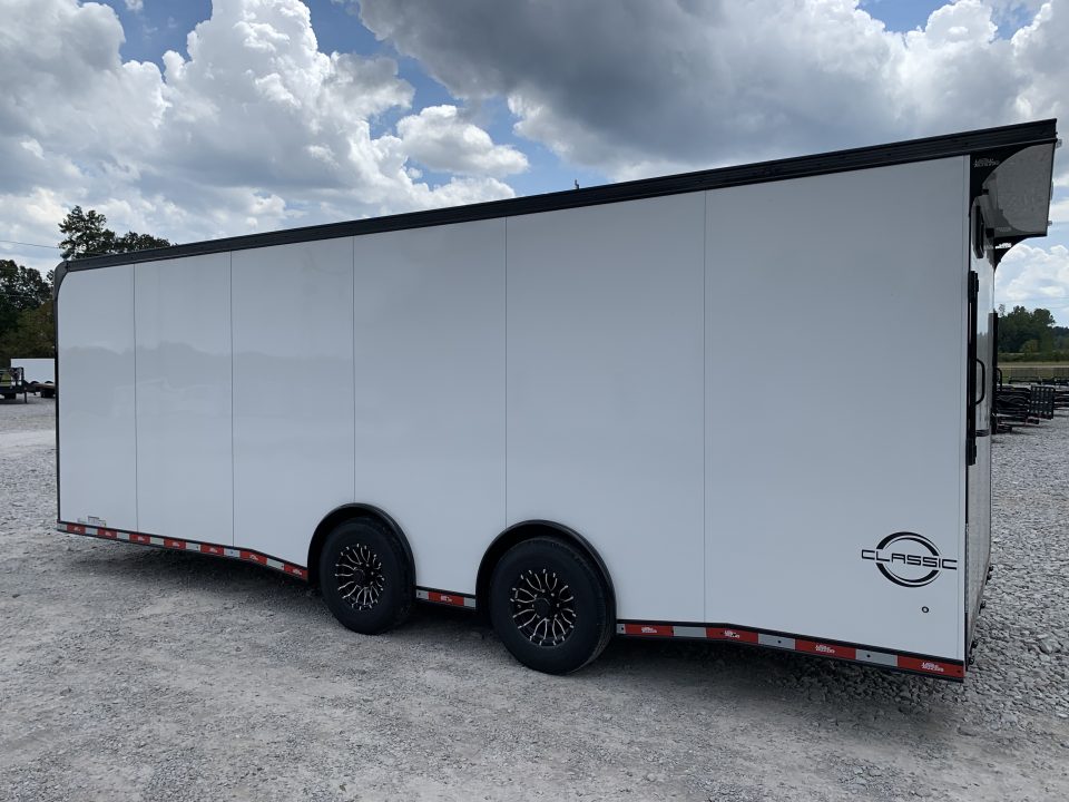 New 2027 United Trailers CLA-8.524TA70 CLASSIC RACE TRAILER 8.5X24 W/7K AXLES 14,000 GVWR