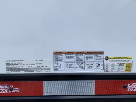 New 2027 United Trailers CLA-8.524TA70 CLASSIC RACE TRAILER 8.5X24 W/7K AXLES 14,000 GVWR