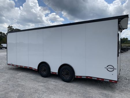 New 2027 United Trailers CLA-8.524TA70 CLASSIC RACE TRAILER 8.5X24 W/7K AXLES 14,000 GVWR
