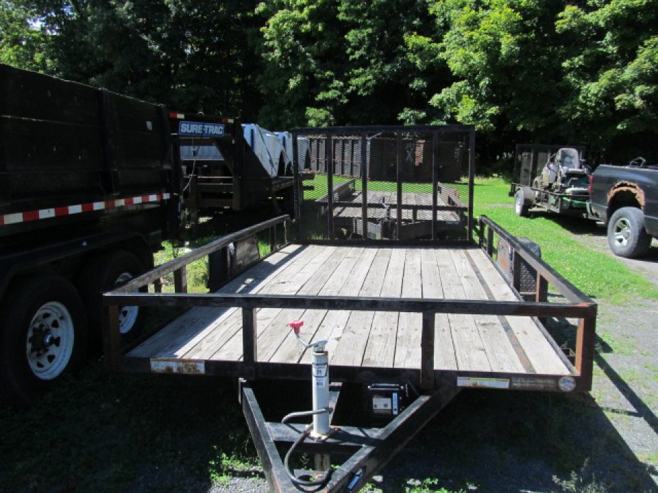 Used 2020 Sure-Trac 7 X 12 Tube Top Utility Trailer