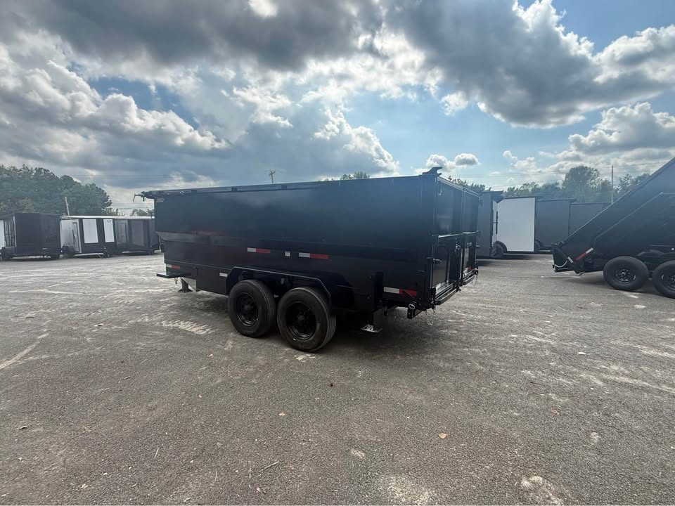 New 2026 Oak Ridge 7x16x4 20k Dump Trailer Hyd Jack