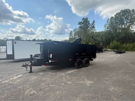 New 2026 Oak Ridge 7x16x4 20k Dump Trailer Hyd Jack